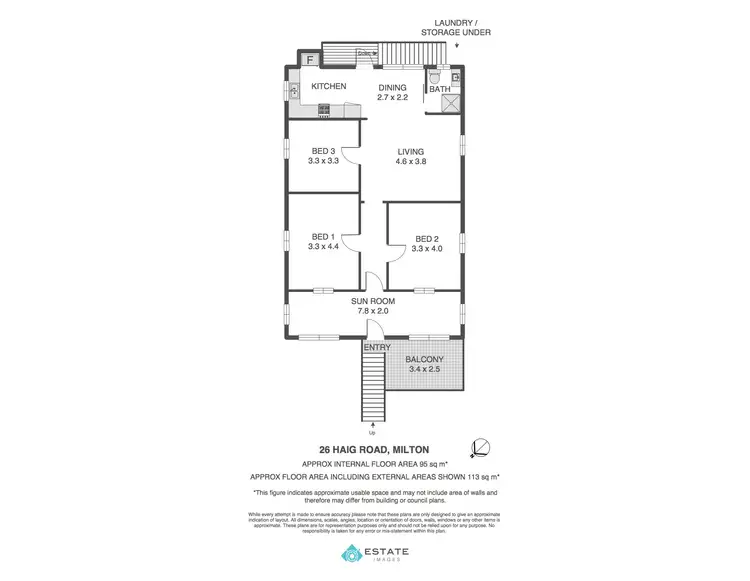 Floorplan of Homely house listing, 26 Haig Road, Milton QLD 4064