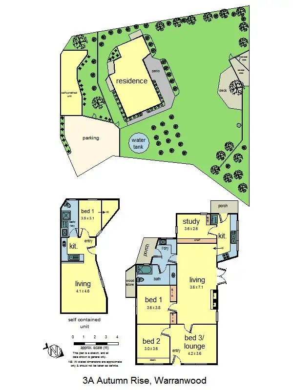 Floorplan of Homely house listing, 3A Autumn Rise, Warranwood VIC 3134
