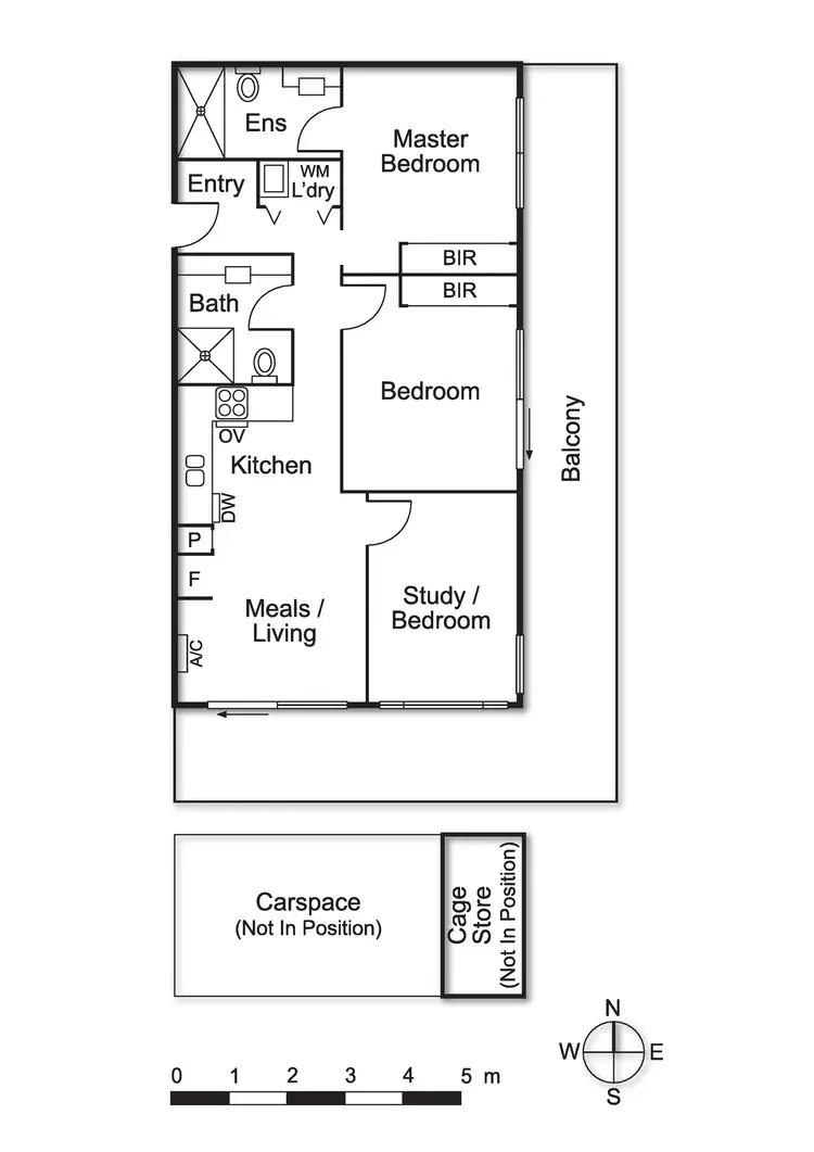 Floorplan of Homely apartment listing, 304/21-25 Truganini Road, Carnegie VIC 3163