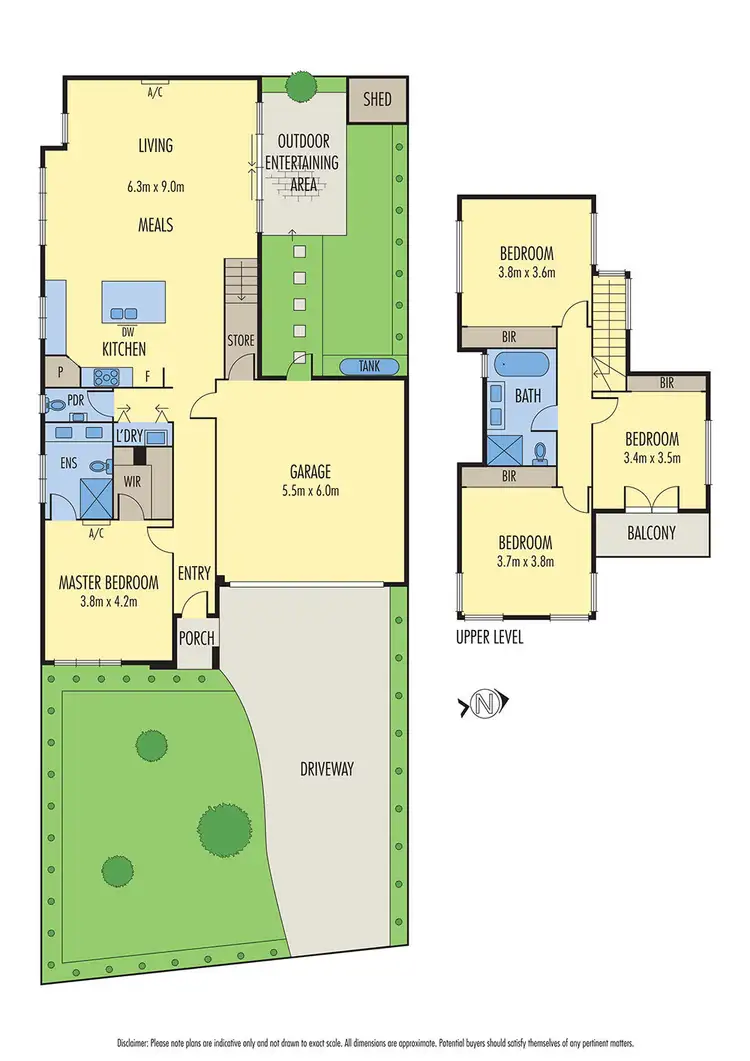 Floorplan of Homely townhouse listing, 1/18 Standard Avenue, Box Hill VIC 3128