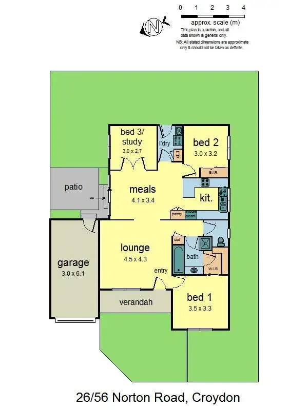 Floorplan of Homely unit listing, 26/56 Norton Road, Croydon VIC 3136