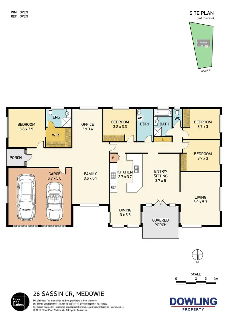 Floorplan of Homely rural property listing, 26 Sassin Crescent, Medowie NSW 2318