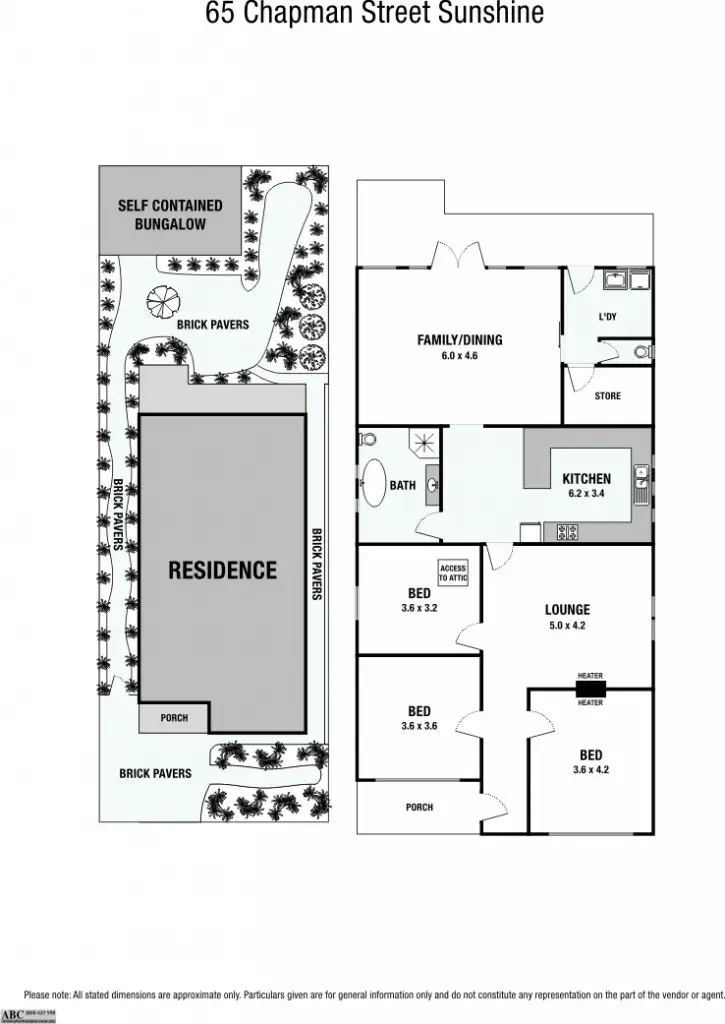 Floorplan of Homely house listing, 65 Chapman Street, Sunshine VIC 3020
