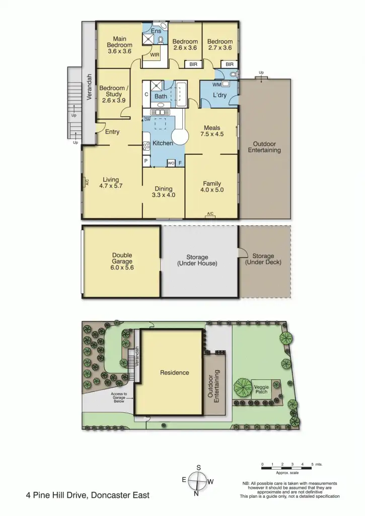 Floorplan of Homely house listing, 4 Pine Hill Drive, Doncaster East VIC 3109
