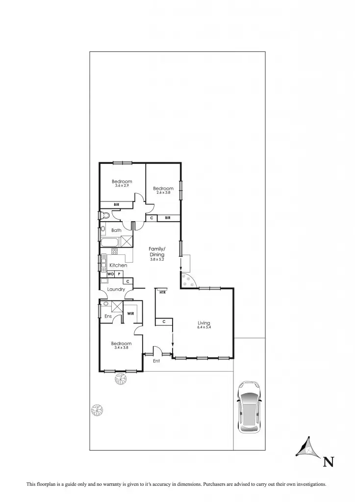Floorplan of Homely house listing, 44 Tarongo Drive, Aspendale VIC 3195