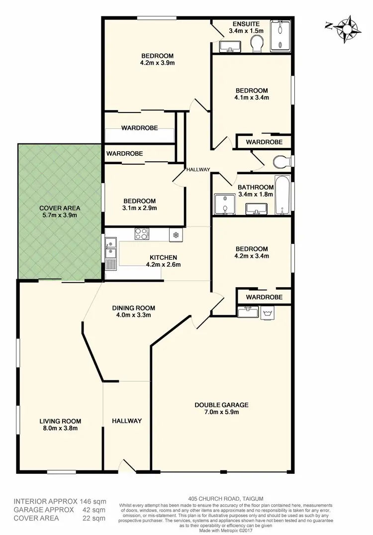 Floorplan of Homely house listing, 405 Church Road, Taigum QLD 4018