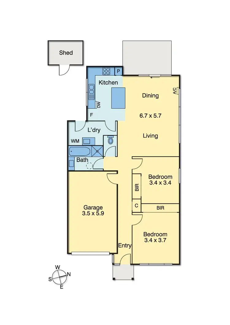 Floorplan of Homely unit listing, 11/50-54 Green Island Avenue, Mount Martha VIC 3934