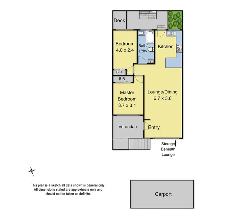 Floorplan of Homely unit listing, 2/2 Campbell Street, Heathmont VIC 3135