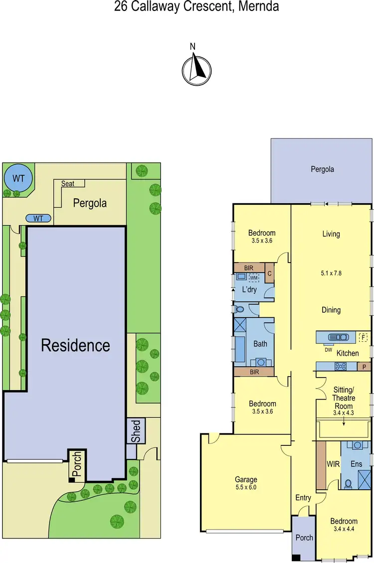 Floorplan of Homely house listing, 26 Callaway Crescent, Mernda VIC 3754