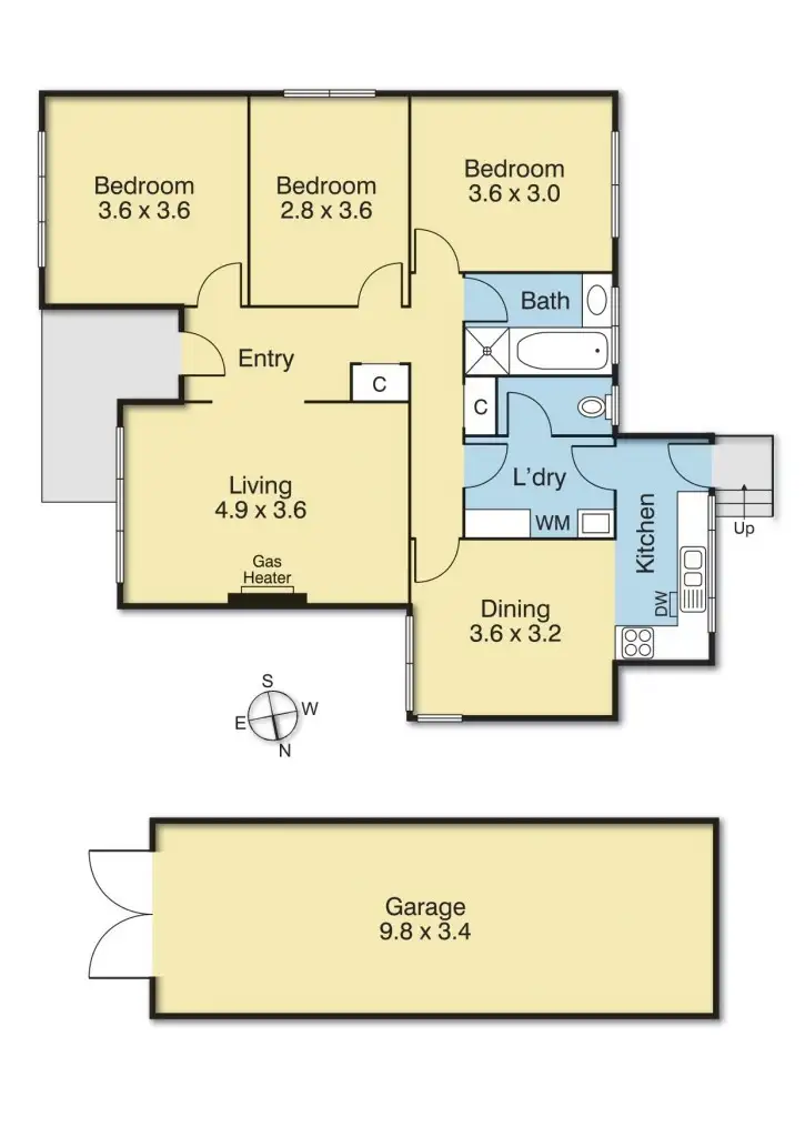 Floorplan of Homely house listing, 8 Carver Street, Burwood East VIC 3151
