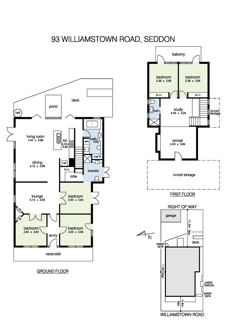 Floorplan of Homely house listing, 93 Williamstown Road, Seddon VIC 3011