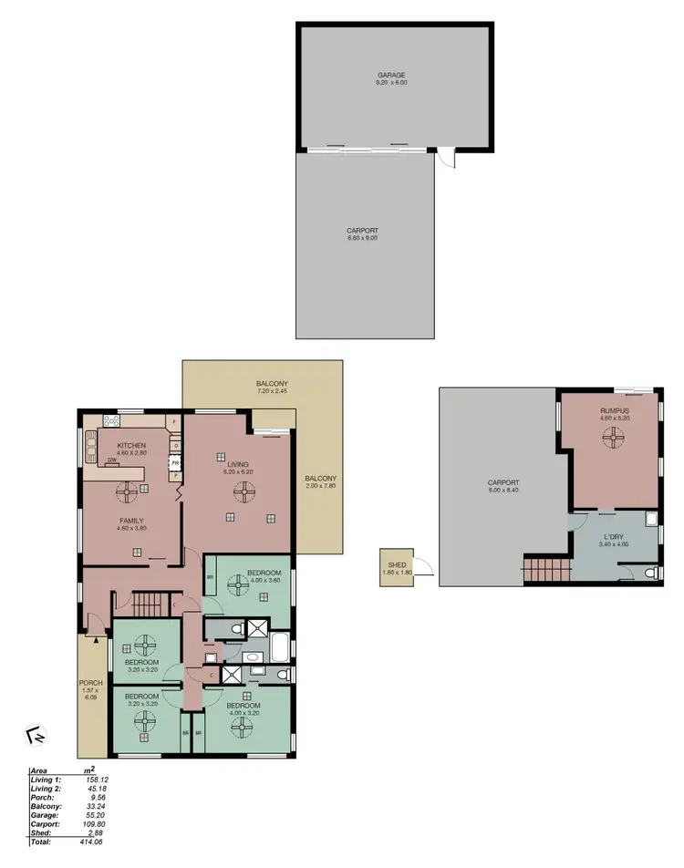 Floorplan of Homely house listing, 52 Elizabeth Street, Woodside SA 5244