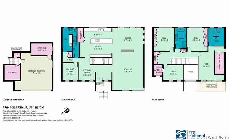 Floorplan of Homely house listing, 7 Arcadian Circuit, Carlingford NSW 2118