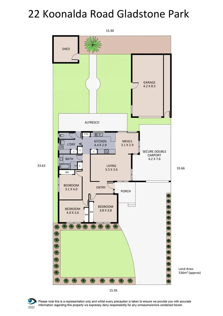 Floorplan of Homely house listing, 22 Koonalda Road, Gladstone Park VIC 3043