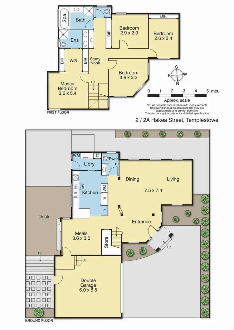 Floorplan of Homely townhouse listing, 2/2A Hakea Street, Templestowe VIC 3106