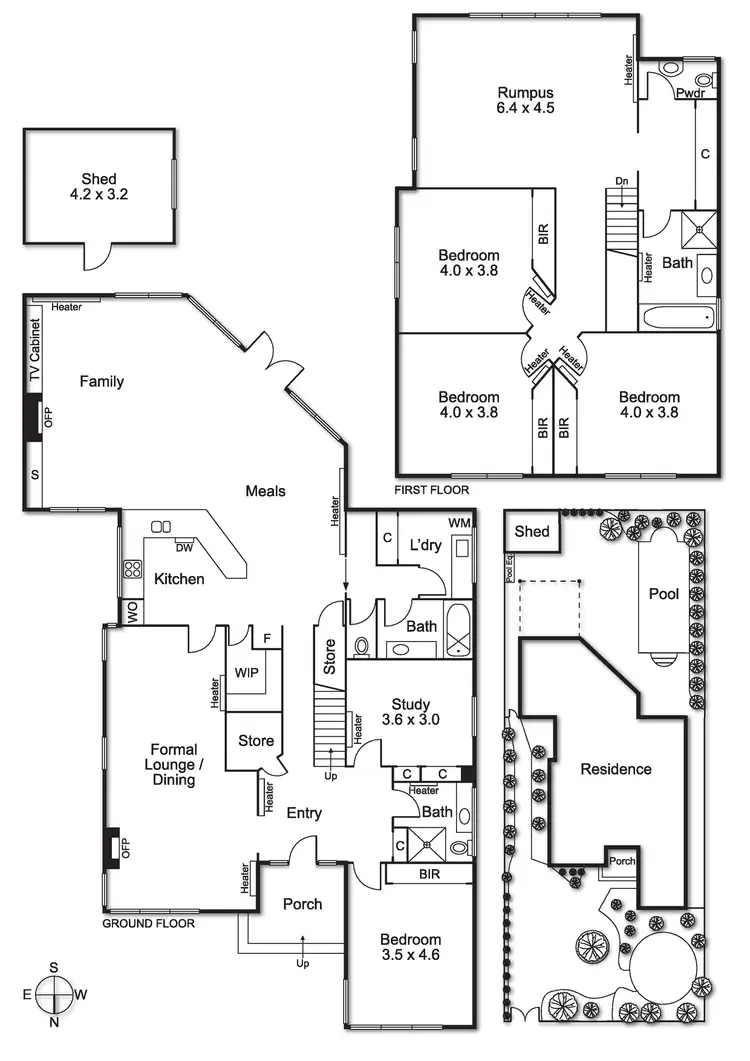 Floorplan of Homely house listing, 132 Dendy Street, Brighton East VIC 3187