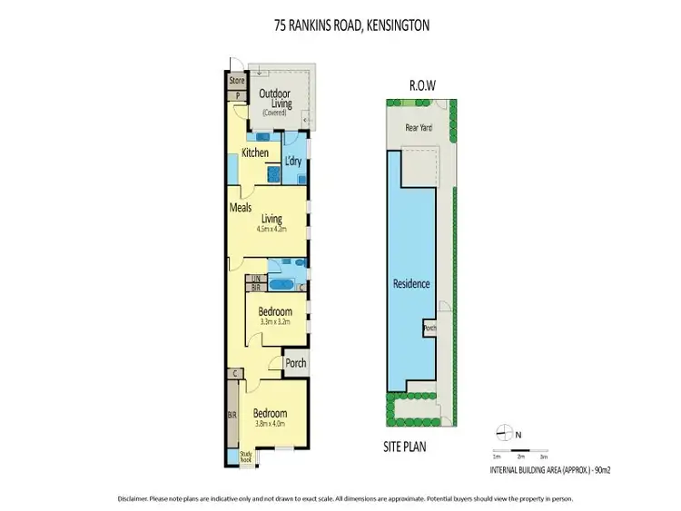 Floorplan of Homely house listing, 75 Rankins Road, Kensington VIC 3031