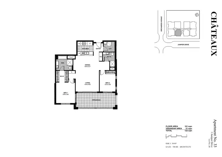 Floorplan of Homely apartment listing, 33/1 Juniper Drive, Breakfast Point NSW 2137