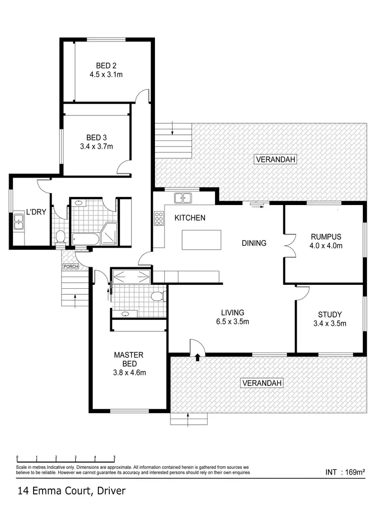 Floorplan of Homely house listing, 14 Emma Court, Driver NT 830