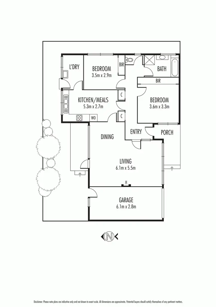 Floorplan of Homely unit listing, 6/305 Hawthorn Road, Caulfield VIC 3162