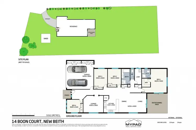 Floorplan of Homely house listing, 14 Boon Ct, New Beith QLD 4124