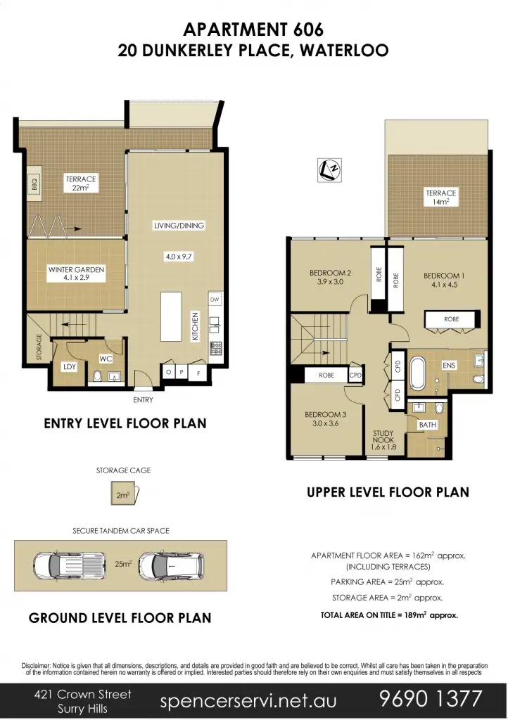 Floorplan of Homely apartment listing, 606/20 Dunkerley Place, Waterloo NSW 2017