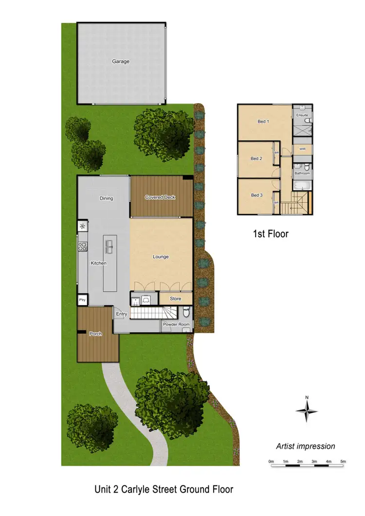 Floorplan of Homely unit listing, 2/9-11A Carlyle Street, Croydon VIC 3136