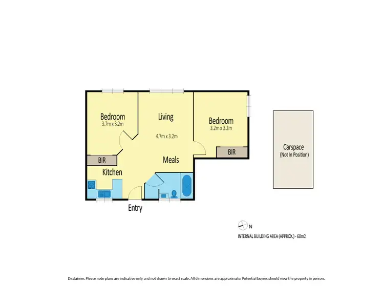 Floorplan of Homely apartment listing, 4/75 Fenton Street, Ascot Vale VIC 3032
