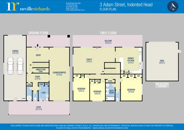 Floorplan of Homely house listing, 3 Adam Street, Indented Head VIC 3223