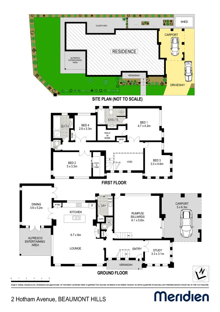 Floorplan of Homely house listing, 2 Hotham Avenue, Beaumont Hills NSW 2155
