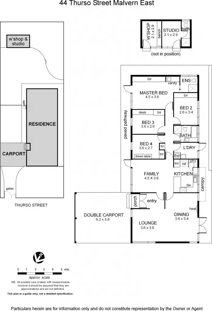 Floorplan of Homely house listing, 44 Thurso Street, Malvern East VIC 3145