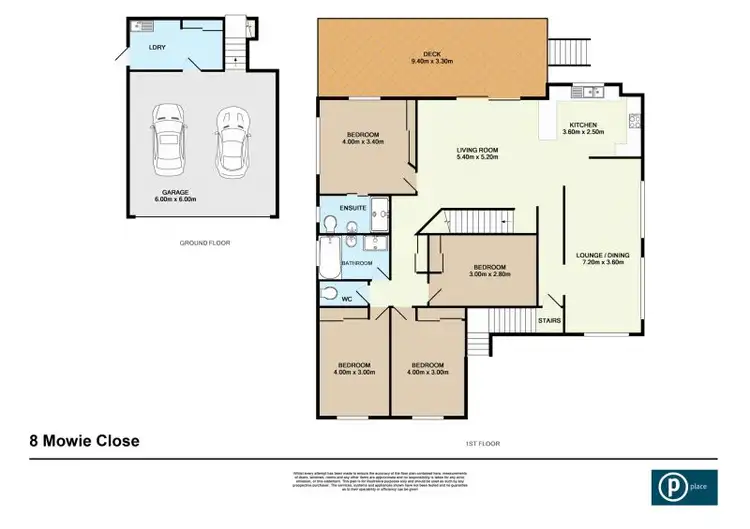 Floorplan of Homely house listing, 8 Mowie Close, Underwood QLD 4119