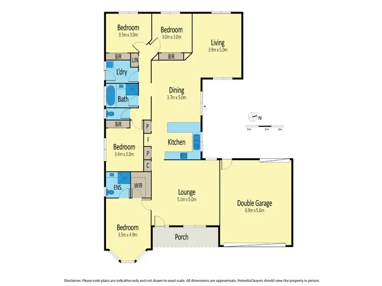 Floorplan of Homely house listing, 2 Glenview Court, Hillside VIC 3037