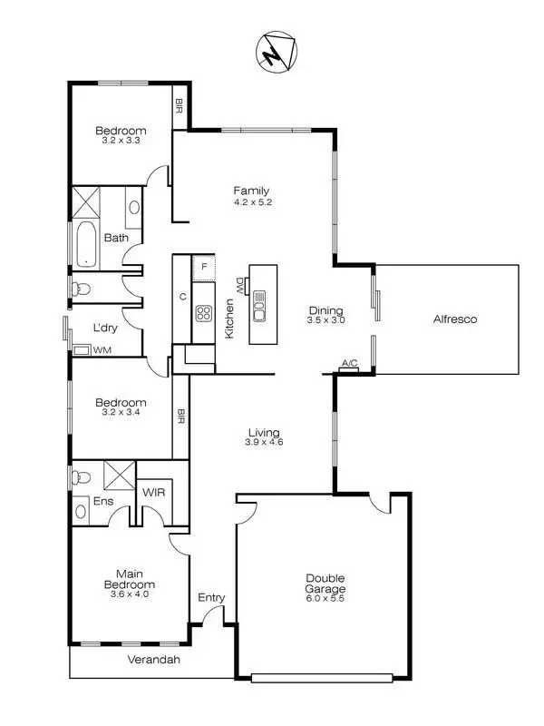 Floorplan of Homely house listing, 22 Urquhart Street, Gordon VIC 3345