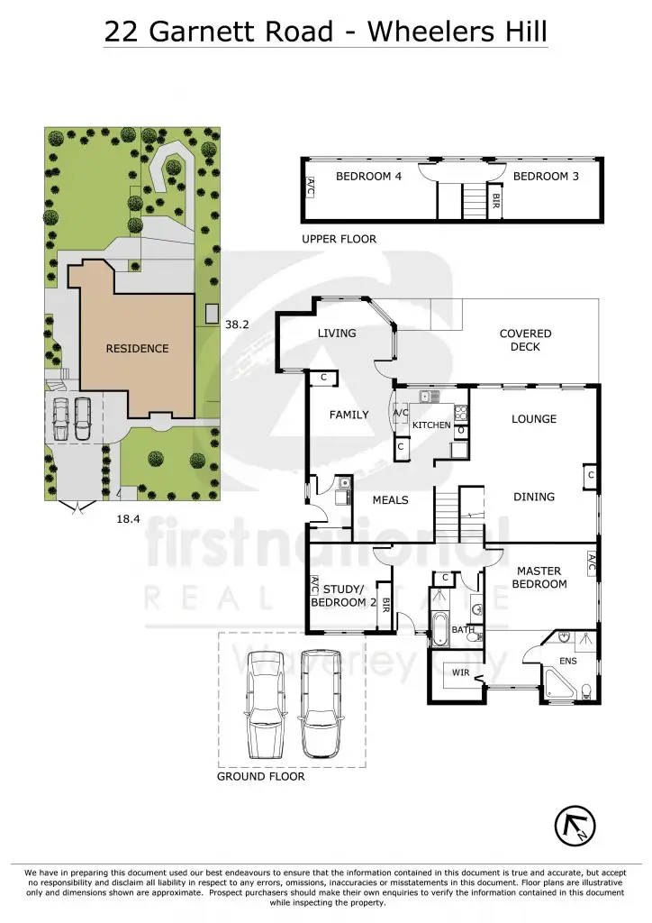 Floorplan of Homely house listing, 22 Garnett Road, Wheelers Hill VIC 3150