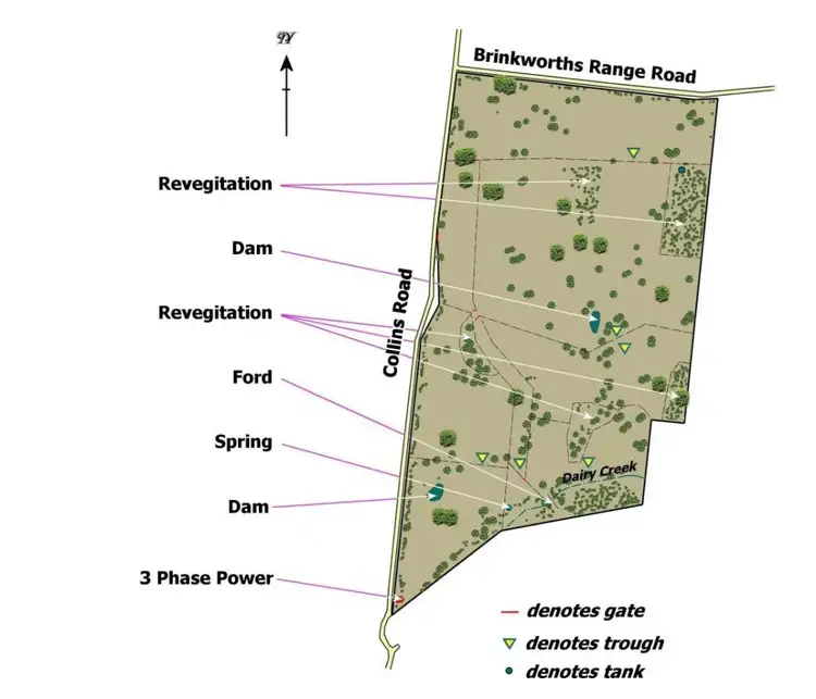 Floorplan of Homely land listing, LOT 18, 299 Collins Road, Tungkillo SA 5236