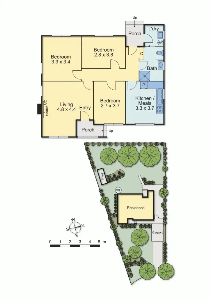 Floorplan of Homely house listing, 17 Fox Court, Jacana VIC 3047