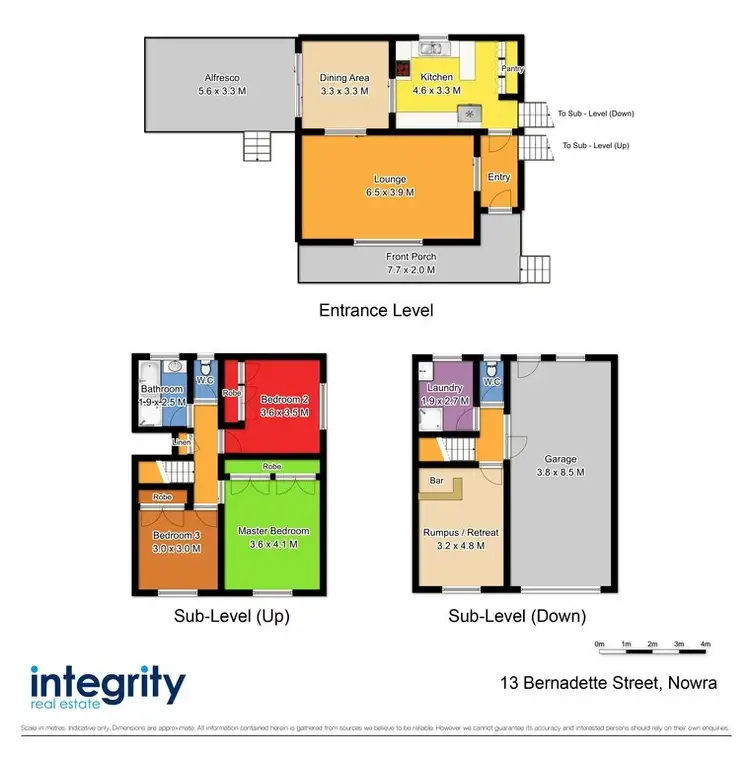 Floorplan of Homely house listing, 13 Bernadette Avenue, Nowra NSW 2541