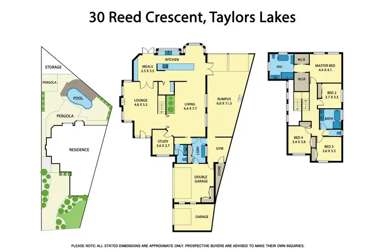 Floorplan of Homely house listing, 30 Reed Crescent, Taylors Lakes VIC 3038