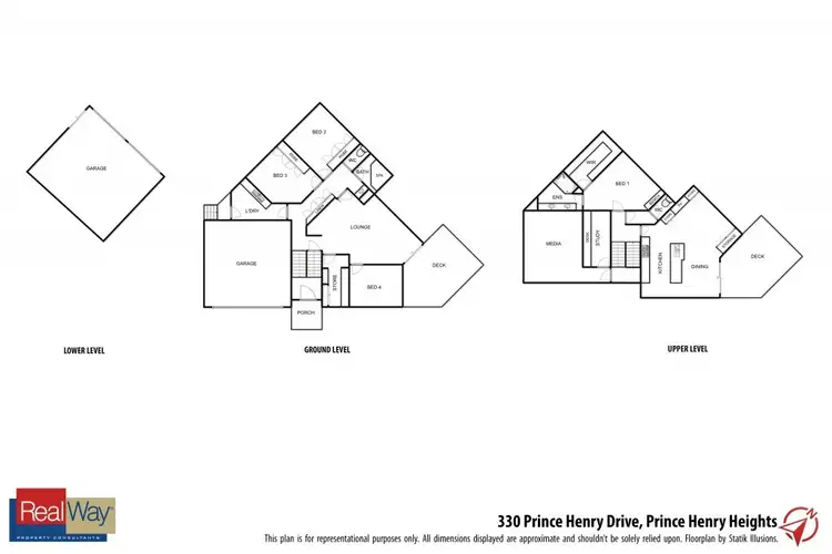 Floorplan of Homely house listing, 330 Prince Henry Drive, Prince Henry Heights QLD 4350