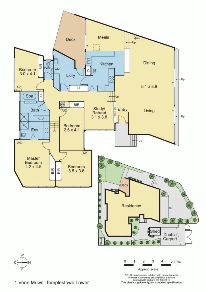 Floorplan of Homely house listing, 1 Venn Mews, Templestowe Lower VIC 3107