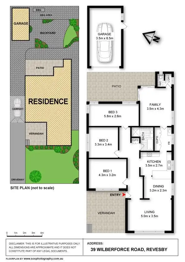 Floorplan of Homely house listing, 39 Wilberforce Road, Revesby NSW 2212