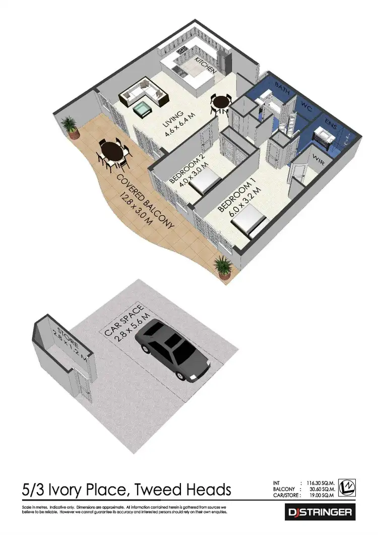 Floorplan of Homely unit listing, 5/3 Ivory Place, Tweed Heads NSW 2485