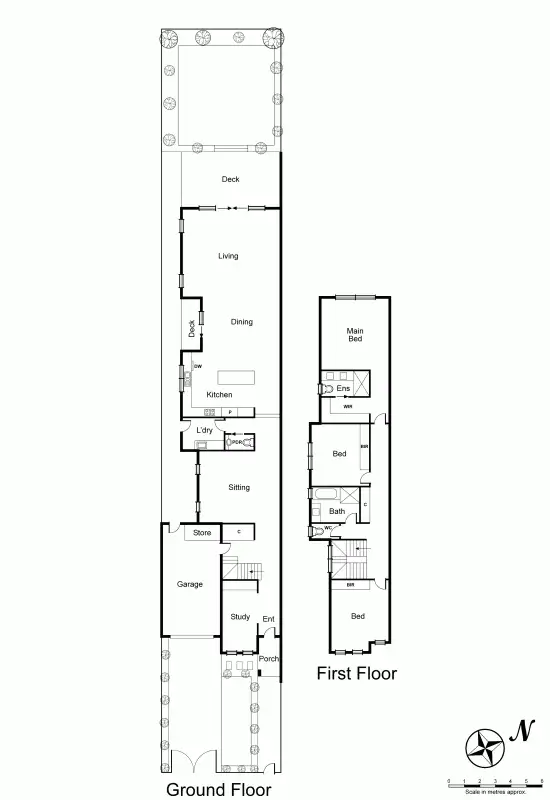 Floorplan of Homely townhouse listing, 15A Lancaster Street, Bentleigh East VIC 3165