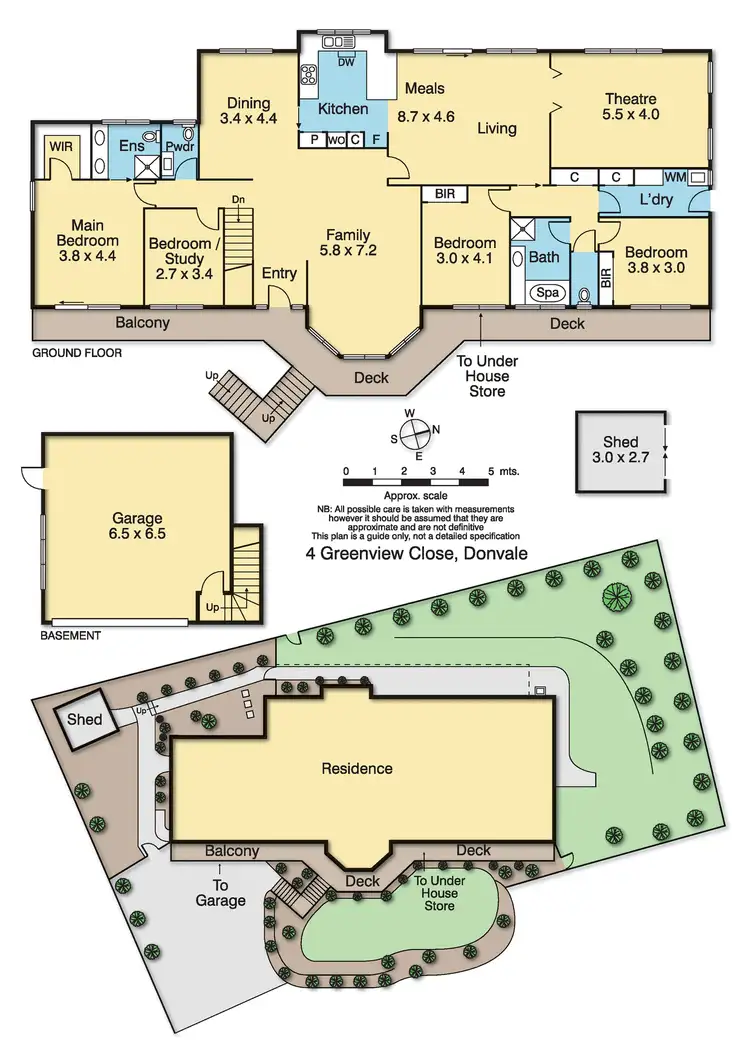 Floorplan of Homely house listing, 4 Greenview Close, Donvale VIC 3111