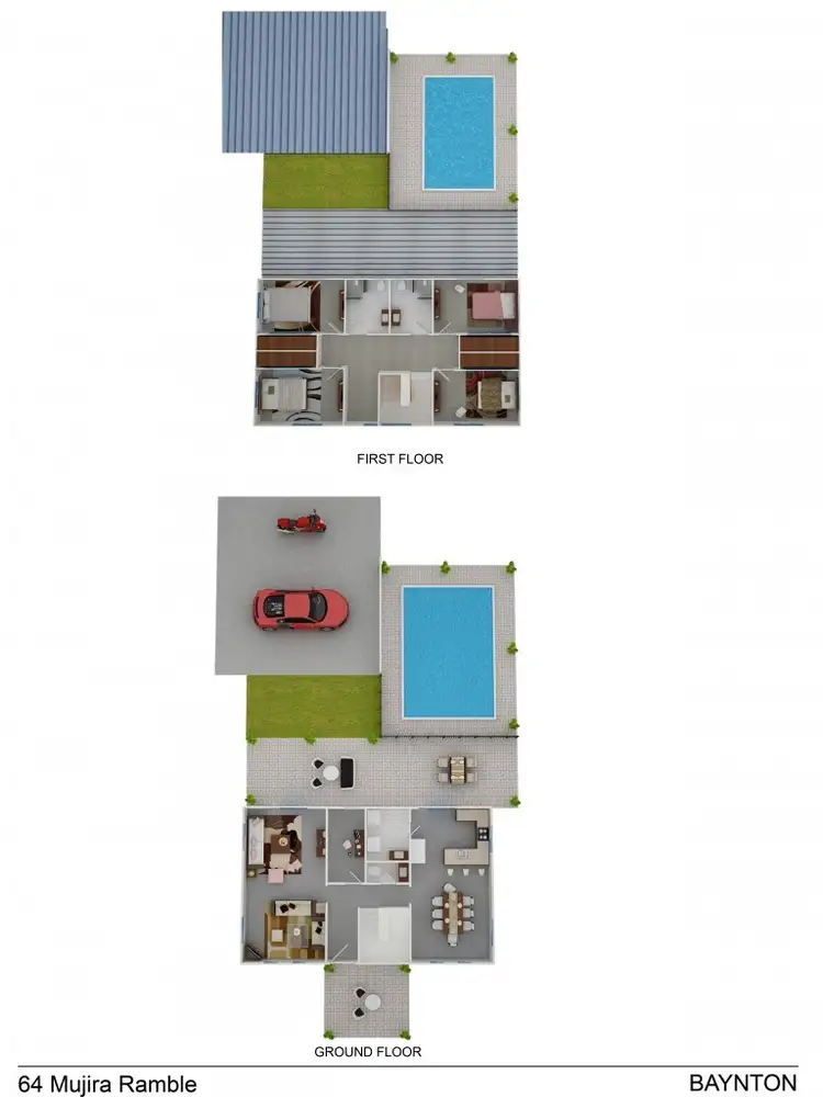 Floorplan of Homely house listing, 64 Mujira Ramble, Baynton WA 6714