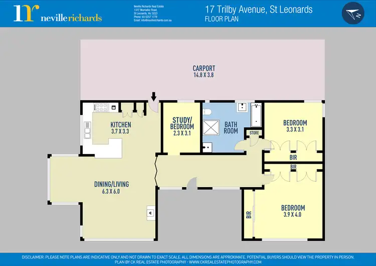 Floorplan of Homely house listing, 17 Trilby Avenue, St Leonards VIC 3223