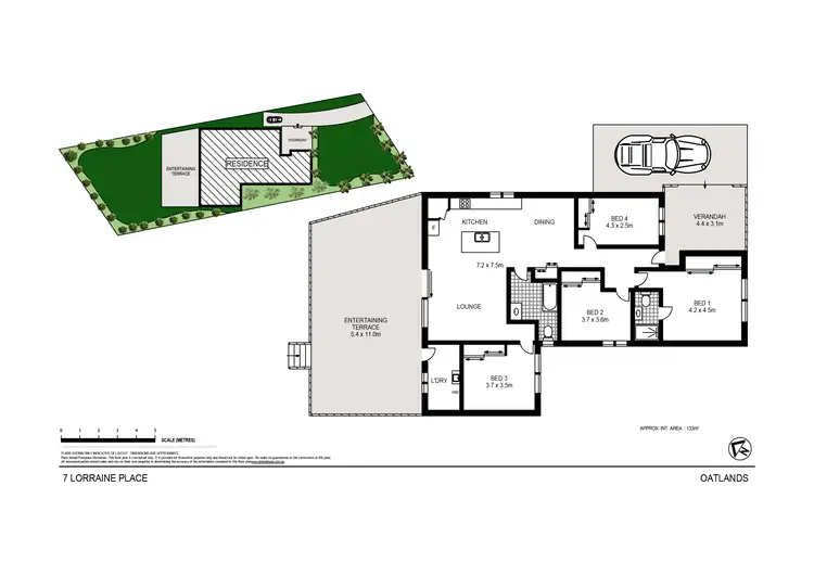 Floorplan of Homely house listing, 7 Lorraine Place, Oatlands NSW 2117