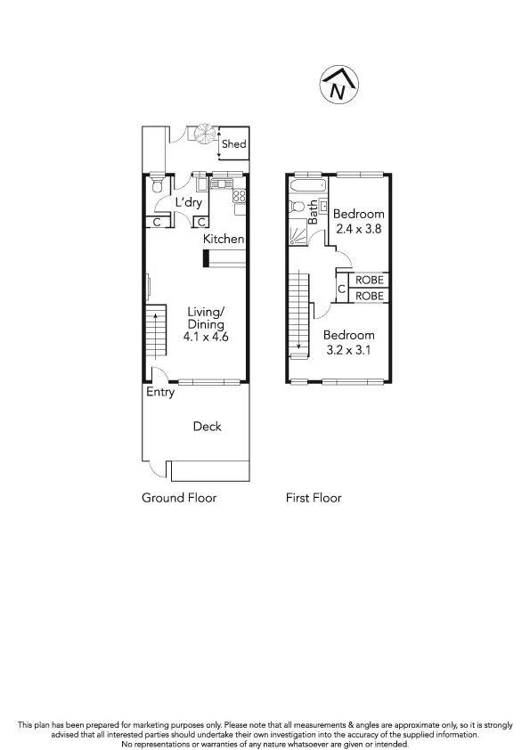 Floorplan of Homely apartment listing, 5/35 Grieve Parade, Altona VIC 3018