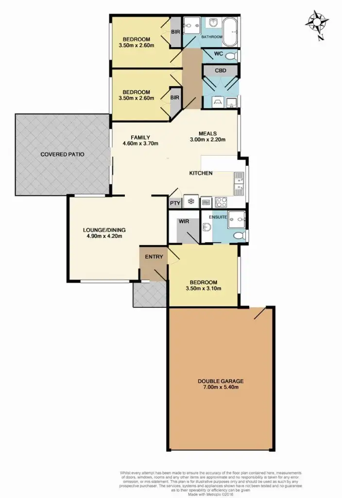 Floorplan of Homely house listing, 10 Julia Court, Cranbourne North VIC 3977